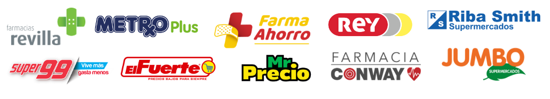 Logos de farmacias donde está disponible la autoprueba de VIH