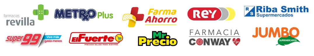 Logos de farmacias donde está disponible la autoprueba de VIH