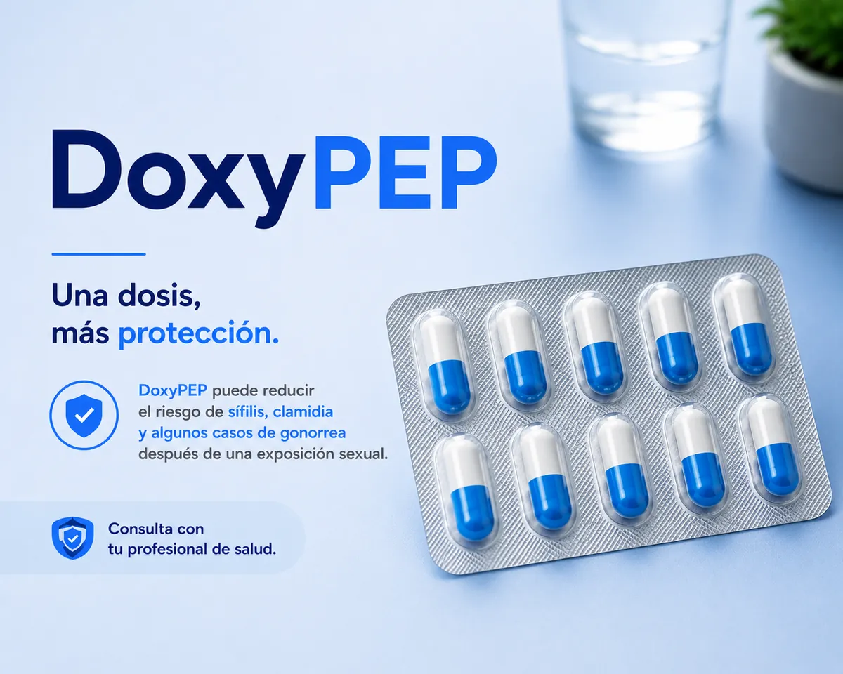 DoxyPEP — prevención de sífilis, clamidia y gonorrea