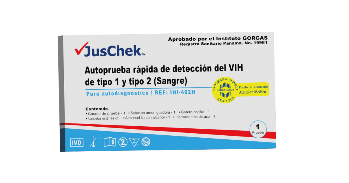Autoprueba Rápida de Detección de VIH (Tipo 1 y 2)